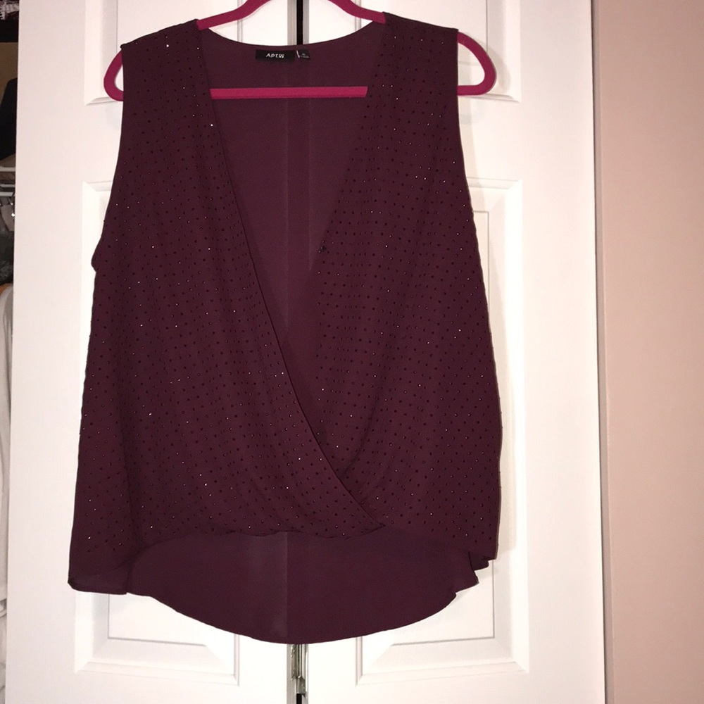 Red Dressy Top